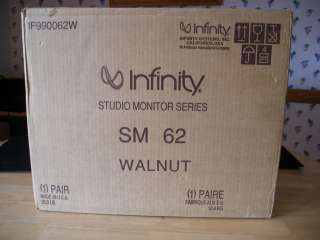Infinity SM 62 (SM 62)Studio Monitor speakers in box   