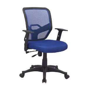   Fabric Mesh Back Computer Office Desk Chair   Blue