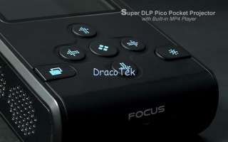 Super DLP Pico Pocket Projector up to 80 inch, with Built in MP4 