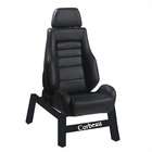 corbeau gts ii 100 % black leather game chair