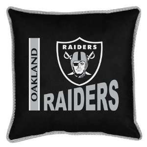 Oakland Raiders Sidelines Toss Pillow 