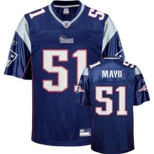 New England Patriots Jerod Mayo Replica Team Color Jersey