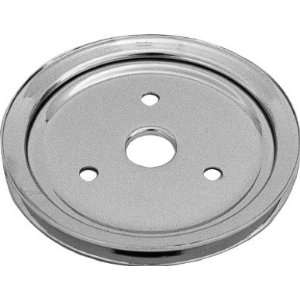 Chrome Steel Crankshaft Lower Pulley (SB Chevy 283 350 55 68 1 Groove)