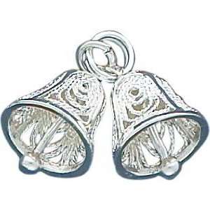  Sterling Silver Bells Charm Jewelry