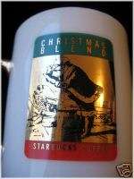 STARBUCKS Christmas Blend COFFEE MUG Cup~Vintage Santa  