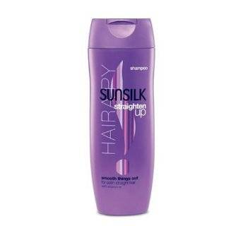 Sunsilk Straighten Up Shampoo with Elastyn E, 12 Ounce Bottles (Pack 