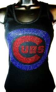 Chicago Cubs Bling Womens Tank Top ALL Colors/Sizes  