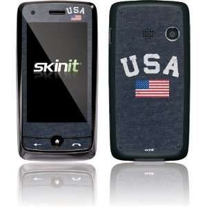  USA with American Flag skin for LG Rumor Touch LN510/ LG 