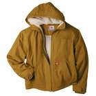   TJ350RBDXL Rinsed Brown Duck Sherpa Lined Hooded Jacket   Extra Large