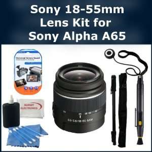  Sony 18 55mm Lens Kit for Sony Alpha SLT A65 DSLR Camera 