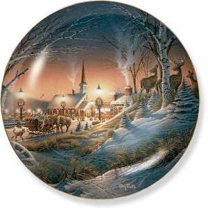 DEER COLLECTOR PLATE TERRY REDLIN ~ NIGHT ON THE TOWN  