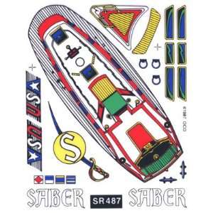    Pinecar   Saber Decal Sailboat RCR (Regatta Kits) Toys & Games