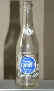   1940’s SPINELLI 8oz ACL QUEBEC soda pop bottle   