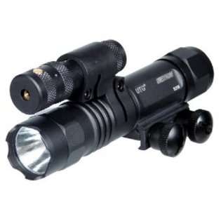 UTG 2 in 1 Tactical LED Flashlight with Red Laser 