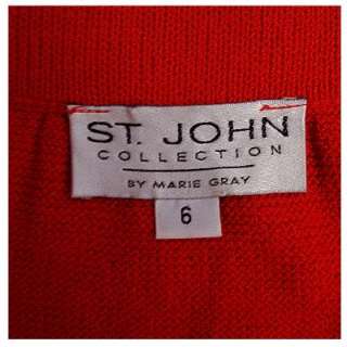 ST. JOHN Collection Santana Knit Short Pencil Skirt 6  