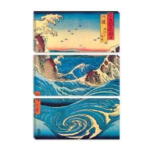 Navaro Rapids, C.1855 by Ando Hiroshige Canvas Painting Reproduction 