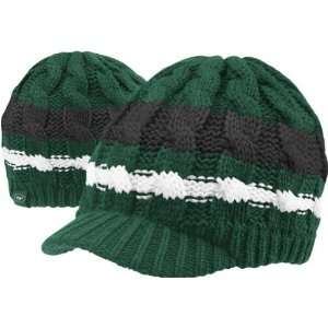 New York Jets Womens Cable Visor Knit Hat  Sports 