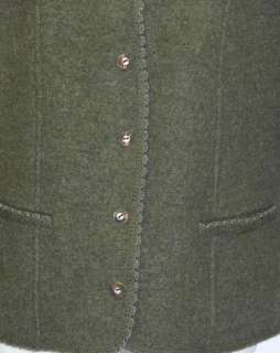 GEIGER BOILED WOOL Winter SWEATER Jacket Coat 48 10 M  