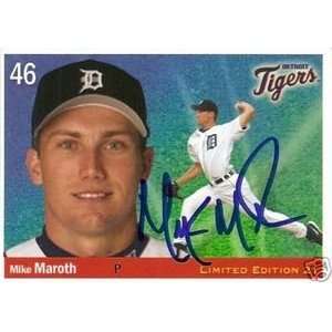  Mike Maroth Signed Detroit Tigers 2004 DAV Card Sports 