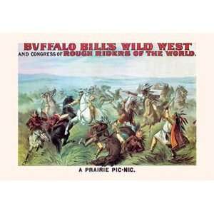 Buffalo Bill A Prairie Picnic   Paper Poster (18.75 x 28 