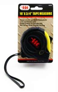16 x 3/4 Tape Measure Rubber Exterior SAE and METRIC  