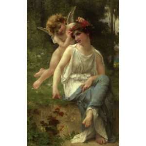  Cupid Adoring a Young Maiden