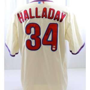  Roy Halladay Signed Jersey   GAI   Autographed MLB Jerseys 