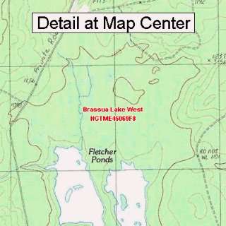   Map   Brassua Lake West, Maine (Folded/Waterproof)
