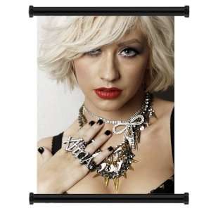 Christina Aguilera Fabric Wall Scroll Poster (31 x 42) Inches