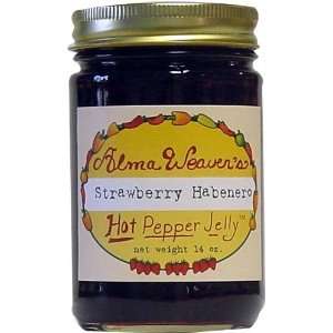   Habanero Hot Pepper Jelly, 14 oz  Grocery & Gourmet Food