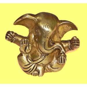  Brass Ganesh Appu Style 2 inch 