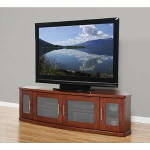  62 Flat Screen TV Cabinet   Walnut (Walnut) (17.75H x 62 