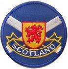 SCOTLAND Embroidered PATCH Badge   Scottish FLAG & Lion Rampart 