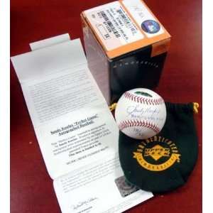   Baseball   with PG 9 9 65 Inscription   Autographed Baseballs