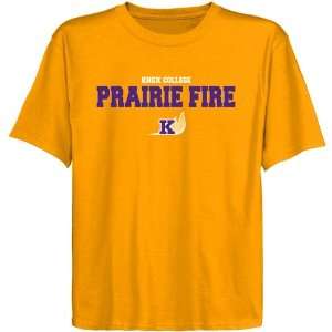 Knox College Prairie Fire Youth Gold University Name T shirt