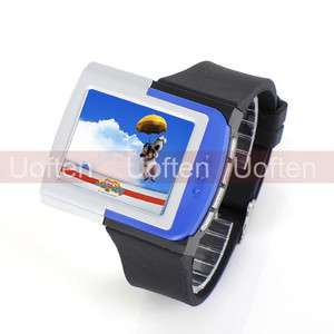 NEW 2GB 1.8 LCD  MP4 Wrist Watch Video Player FM Voice Recor 