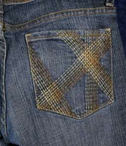 EUC Indigo SEE THRU SOUL Frankie Bootcut Jeans Sz 27  