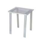   Bath Collections Leo Free Standing Shower Seat   Finish Transparent