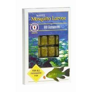    Fish & Aquatic Supplies White Mosquito Larva Cube