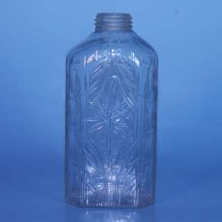 An antique 18th century cut glass flask / bottle  