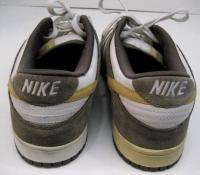 Nike 6.0 Mens Yellow/Brown/White Athletic Sneakers Shoes Size US 11 