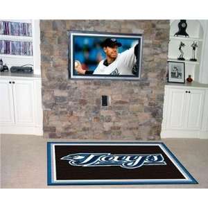 Exclusive By FANMATS MLB   Toronto Blue Jays 5 x 8 Rug  