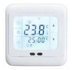 Weekly Programmable Underfloor Under Tile Heating Thermostat LCD Touch 