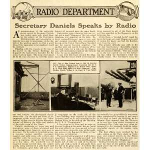 1920 Article Military Radio Communication U S S Pennsylvania U. S 