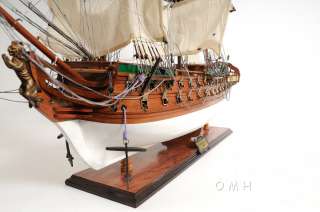 Danish Norske Love Wooden Model Tall Ship Sailboat 37  