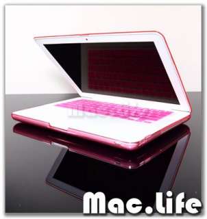 PINK Crystal Hard Case Cover for NEW Macbook 13 White  