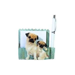  Pug Pen and Note Set