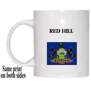  US State Flag   RED HILL, Pennsylvania (PA) Mug 
