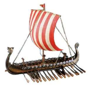  Viking Norse Longship Statue Figurine Great New Gift