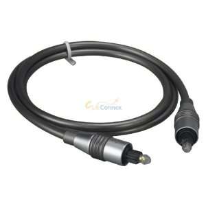   Fiber Optic Audio Cable with Metal Fancy Connector Electronics